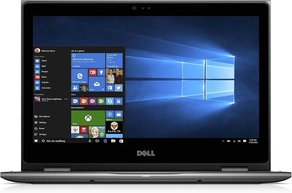 Dell Inspiron 13 2-in-1 5378 7thGen Corei7,8GB,1TB,Windows 10,13.3