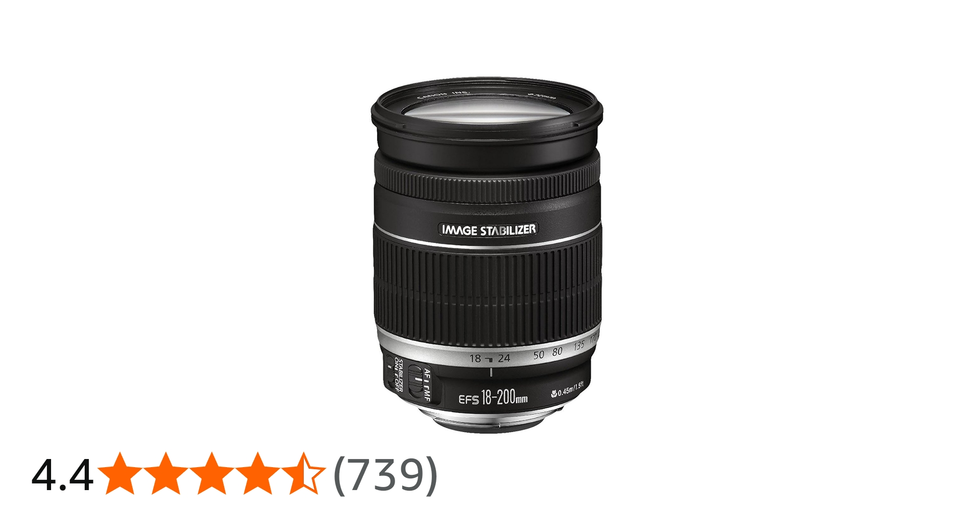 Canon EF-S 18-200mm f/3.5-5.6 is Standard Zoom Lens for Canon DSLR