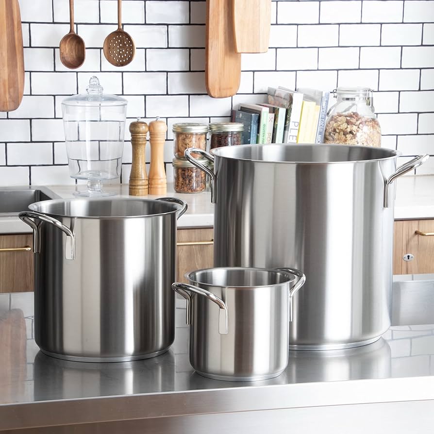 Amazon｜遠藤商事 業務用 (ムラノ) インダクション 寸胴鍋 16cm IH対応