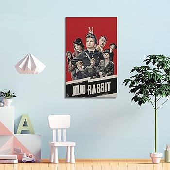 Amazon.co.jp: ジョジョ・ラビットのコメディ映画のポスター ポスター