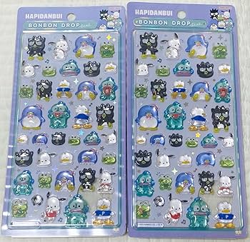 Amazon.co.jp: ボンボンドロップシール バッドばつ丸 ポチャッコ