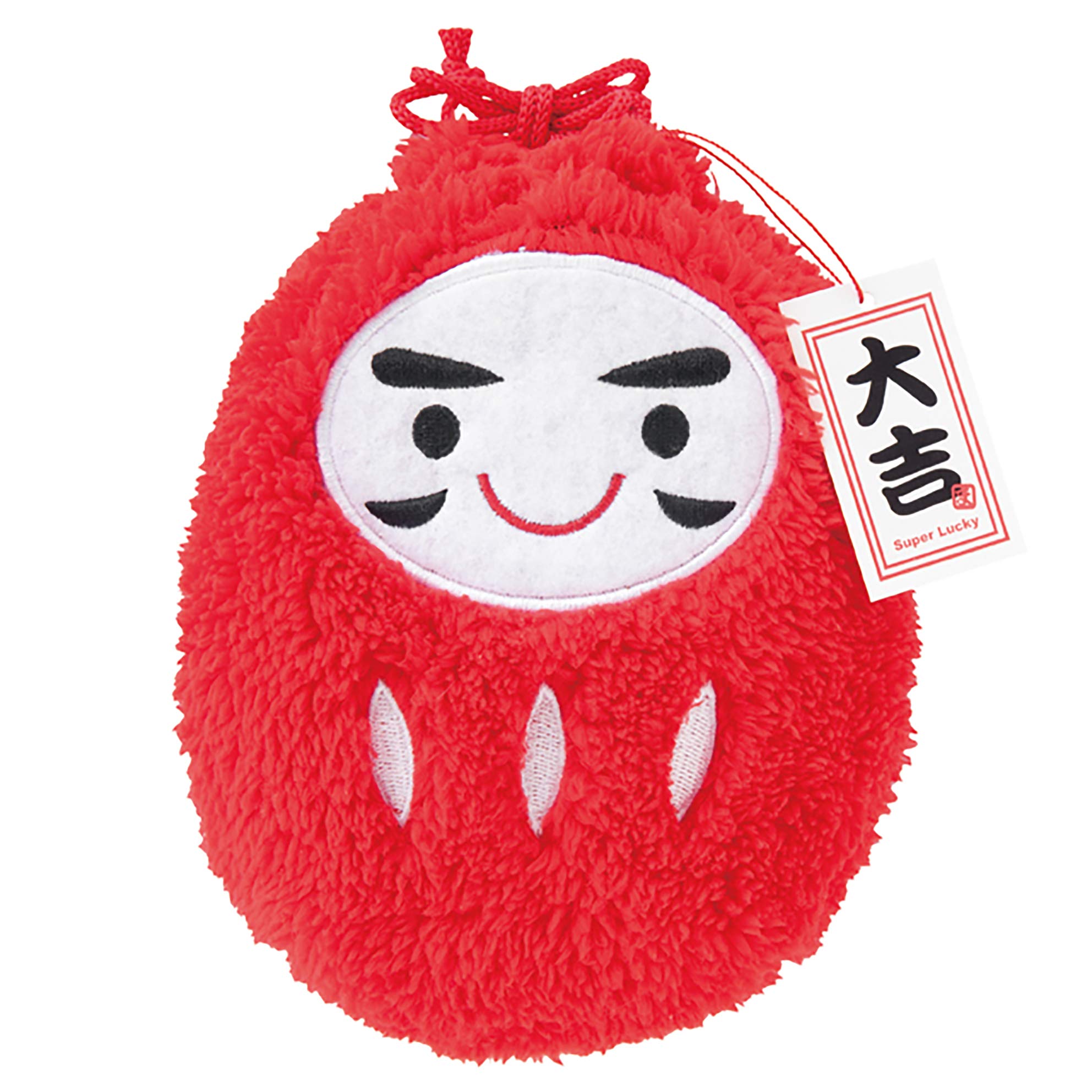 Amazon.co.jp: ギフトバッグ だるま巾着 タグ付-大吉(10枚) DRD-KBM