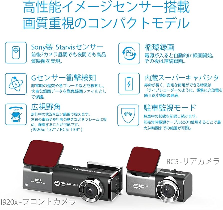 Amazon | ヒューレットパッカード (hp) 前後2カメラ SONY製Starvis