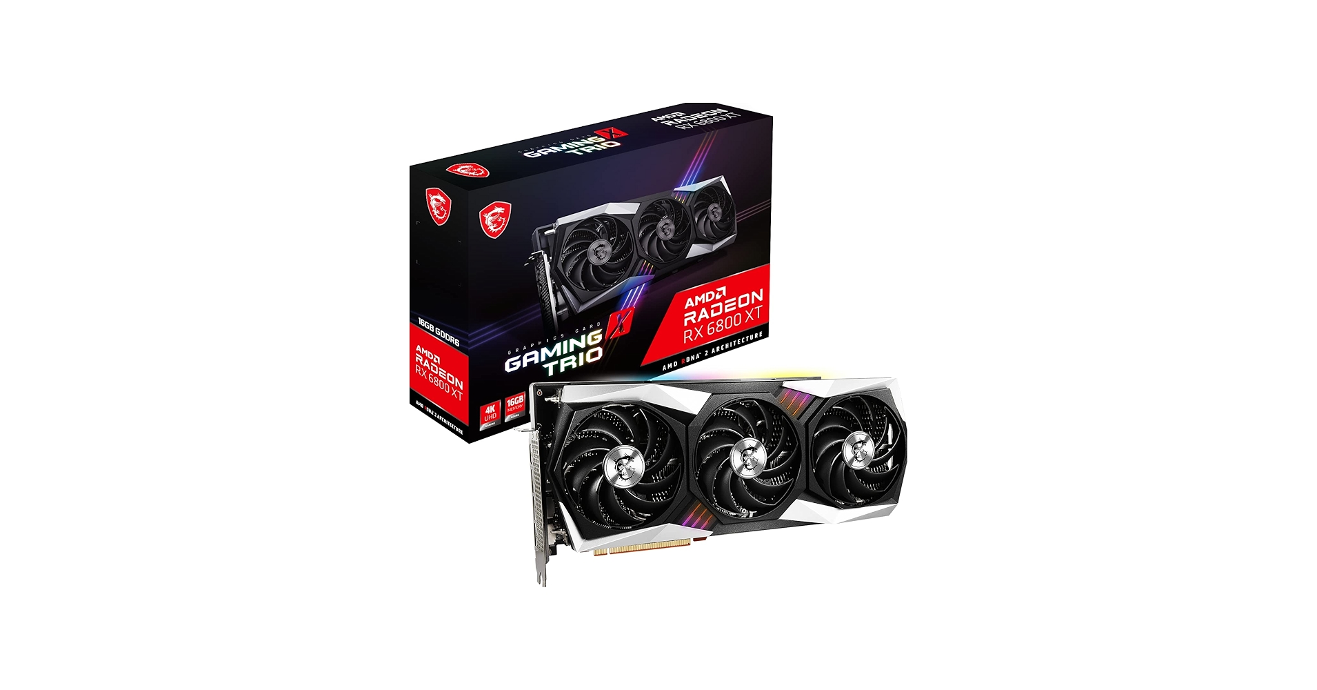 MSIRadeonRX 6800 gaming x trio 16GB ジャンク Radeon RX 6800 XT