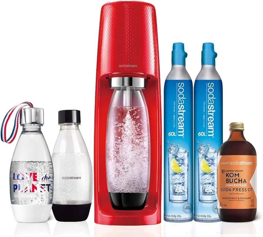 Amazon | ソーダストリーム Spirit(赤) スターターキット 特別
