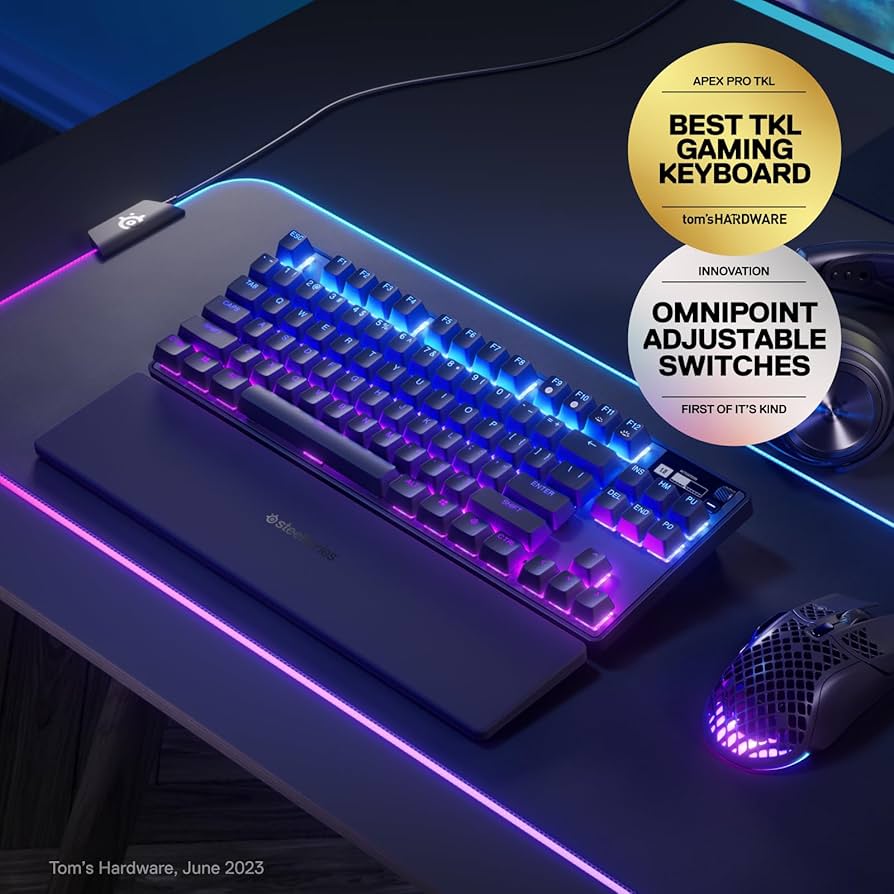 Amazon.com: SteelSeries Apex Pro TKL Wireless HyperMagnetic Gaming