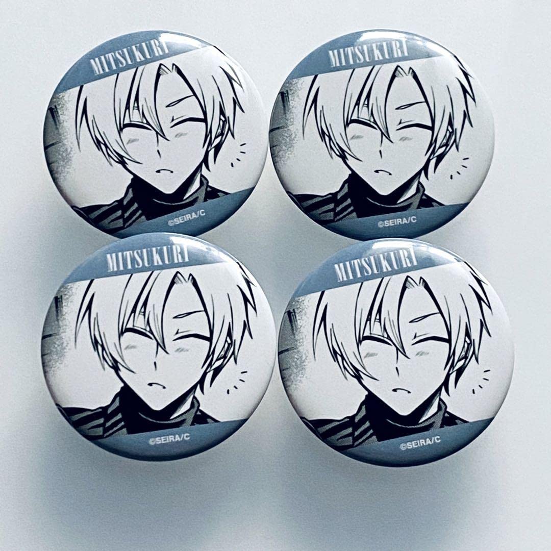 Amazon.co.jp: ガチ恋粘着獣 缶バッジ ミツクリ 箕作蓮 AMNIBUS : おもちゃ