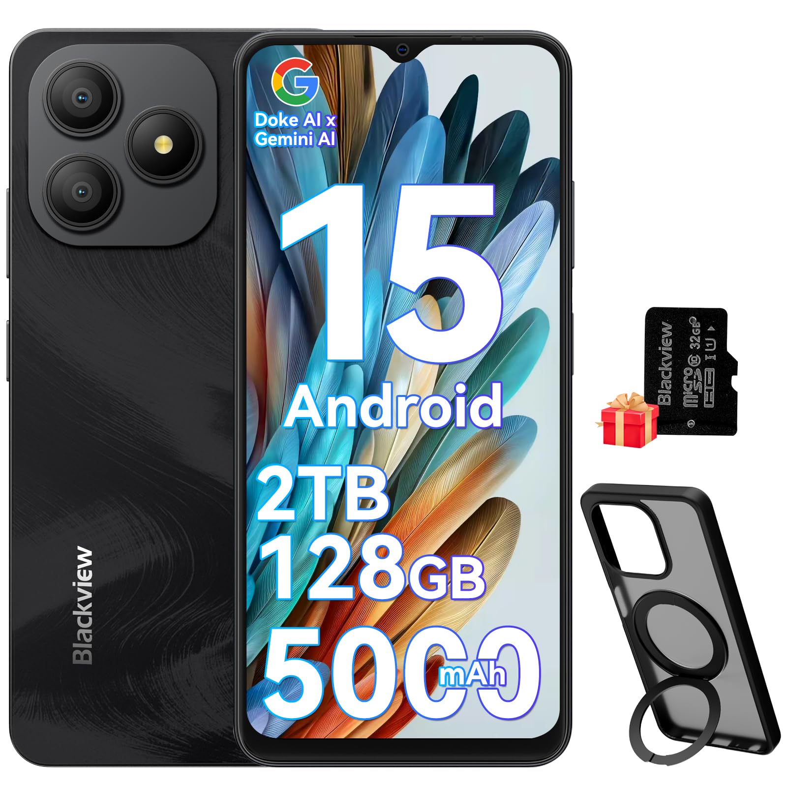 Amazon | 【SIMフリー スマホ】Blackview WAVE 9C Android 128GBスマホ