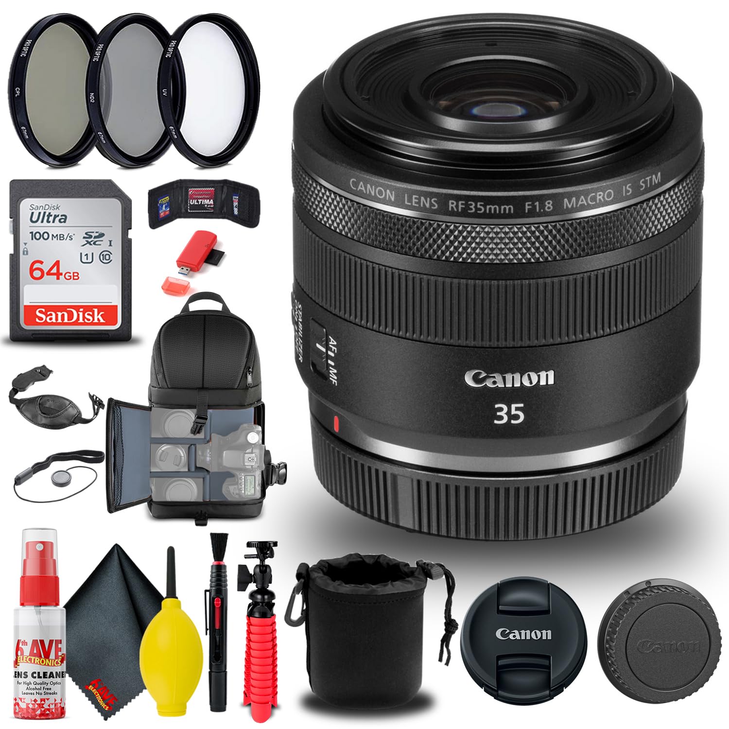Amazon.com : Canon RF 35mm f/1.8 is Macro STM Lens (2973C002) +