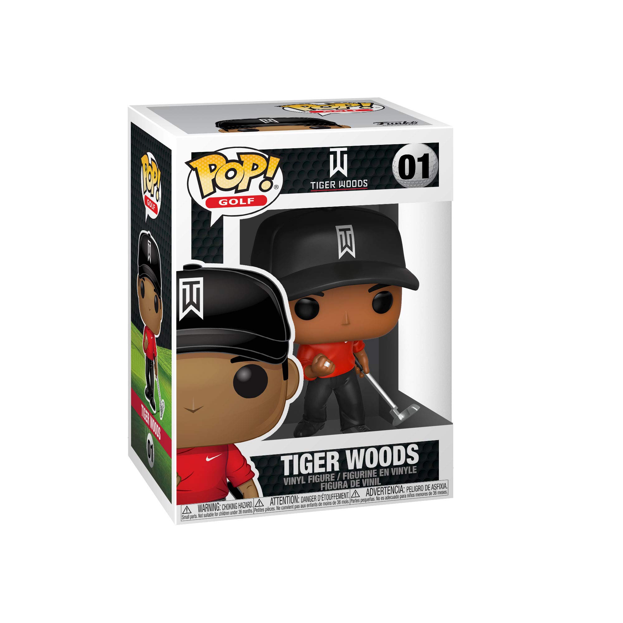 Amazon.com: Funko Pop! Golf: Tiger Woods (Red Shirt) : Tiger Woods