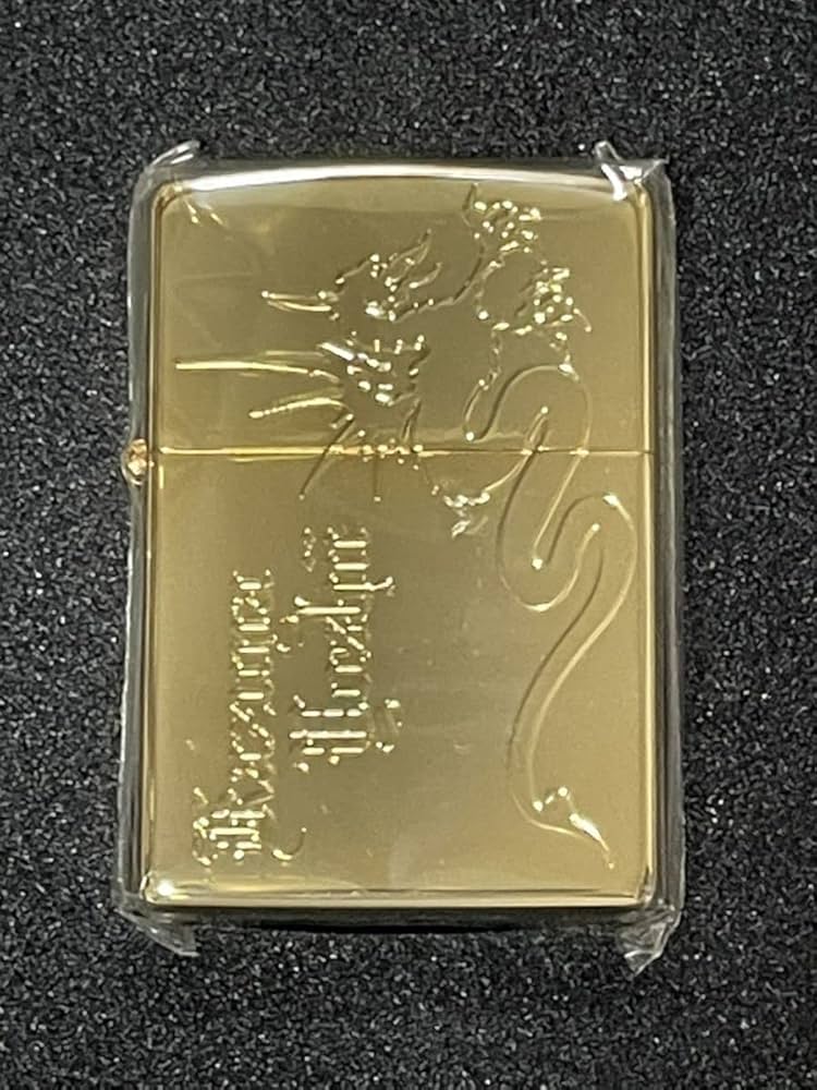 Amazon.co.jp: zippo kazuya yoshii GOLD DRAGON 吉井和哉 ドラゴン