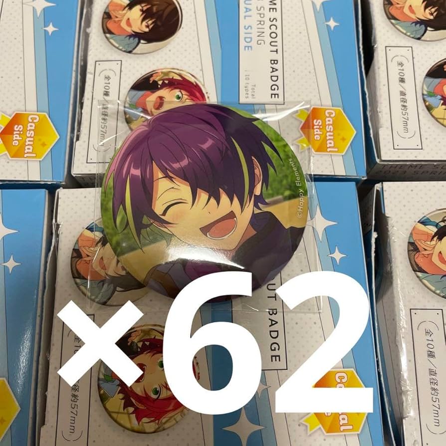 あんスタ 2023 テーマスカウト 缶バッジ 仙石忍 20個 あんスタ 2023