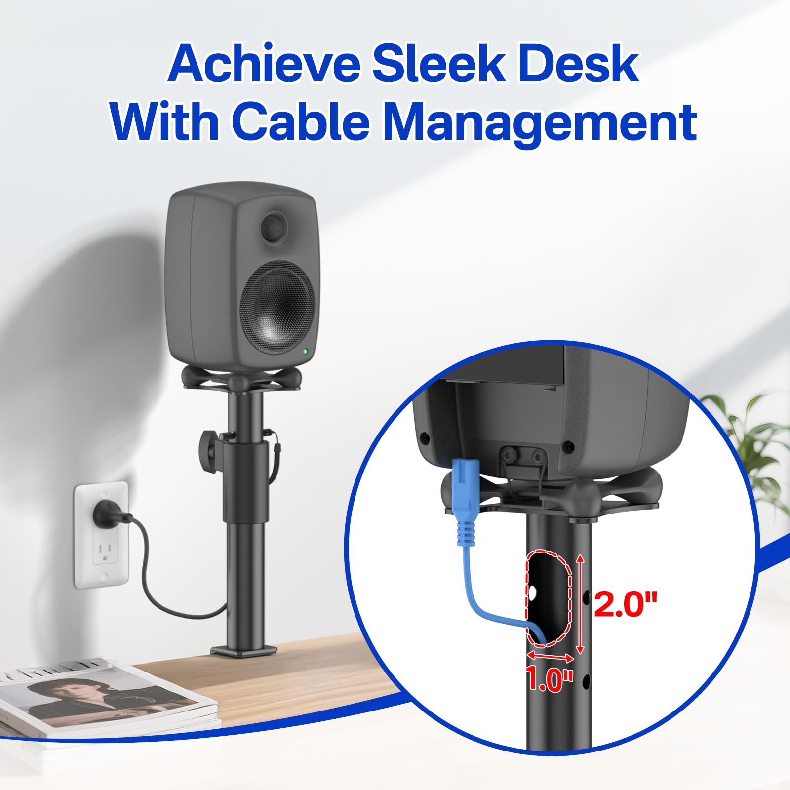 Amazon | Genelec G1/8010Aスタンド用 高さ調節可能 クランプオン