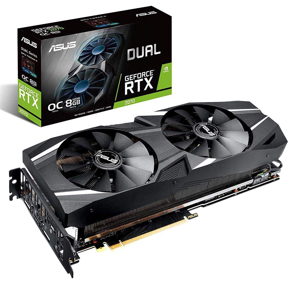 Amazon | ASUS NVIDIA RTX 2070 SUPER 搭載 デュアルファンモデル 8G