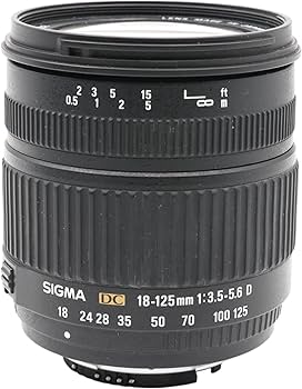 Amazon.com : Sigma 18-125mm f/3.5-5.6 DC IF Aspherical Zoom Lens