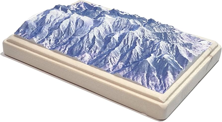 Amazon | 紙岳「 八ヶ岳 10万分の1(冬)」(キット) | プラモデル 通販