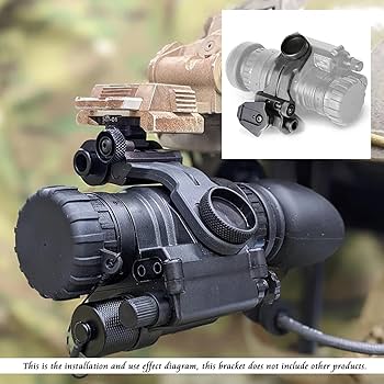 Amazon.co.jp: PVS14JアームNVGマウントナイトビジョンゴーグルPVS14