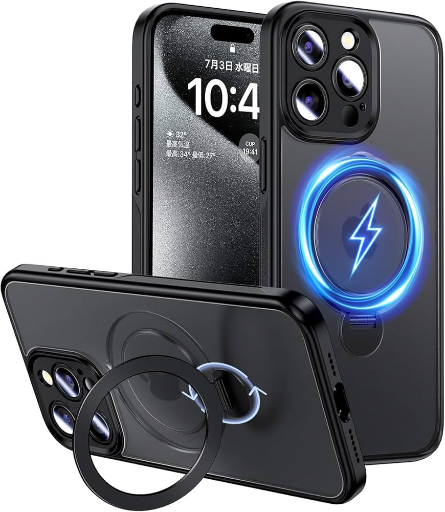 Amazon.co.jp: Magic John 対応iPhone 15 Pro Max 用 ケース 耐衝撃