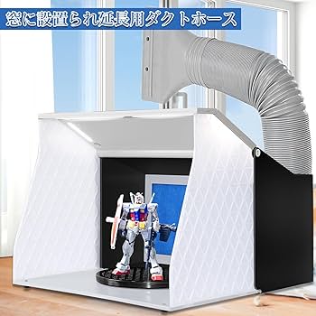 Amazon | Ausuc 塗装ブース スプレーブース 2基強力ファン 4本のLED