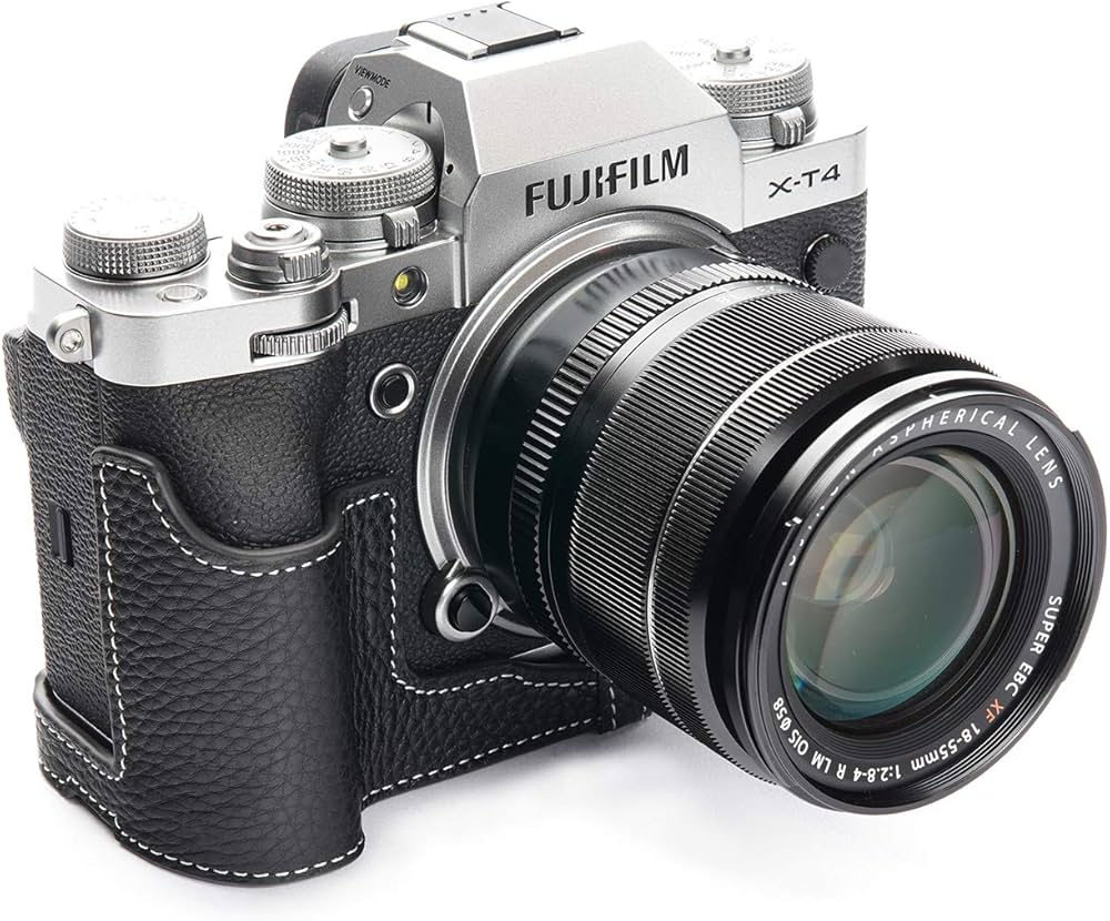 Amazon.com : X-T4 Camera Case, BolinUS Handmade Genuine Real