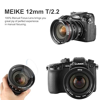 値下げ【1回使用のみ 超美品】 MEIKE 12mm T/2.2 シネマレンズ 1回使用
