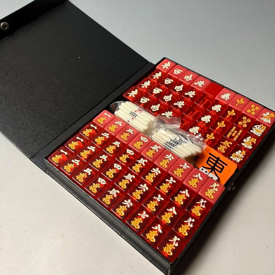 Amazon | ／三透牌 実践麻雀 各種3つの牌が透明 本格派フルセット麻雀