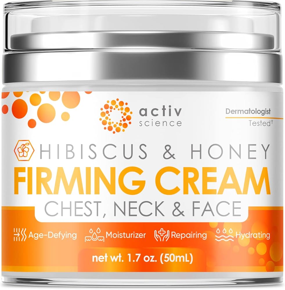 Amazon.com: Hibiscus & Honey Firming Cream, Neck Firming Cream