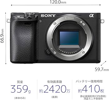 Amazon | SONY(ソニー) APS-C ミラーレス一眼カメラ α6400 ボディ