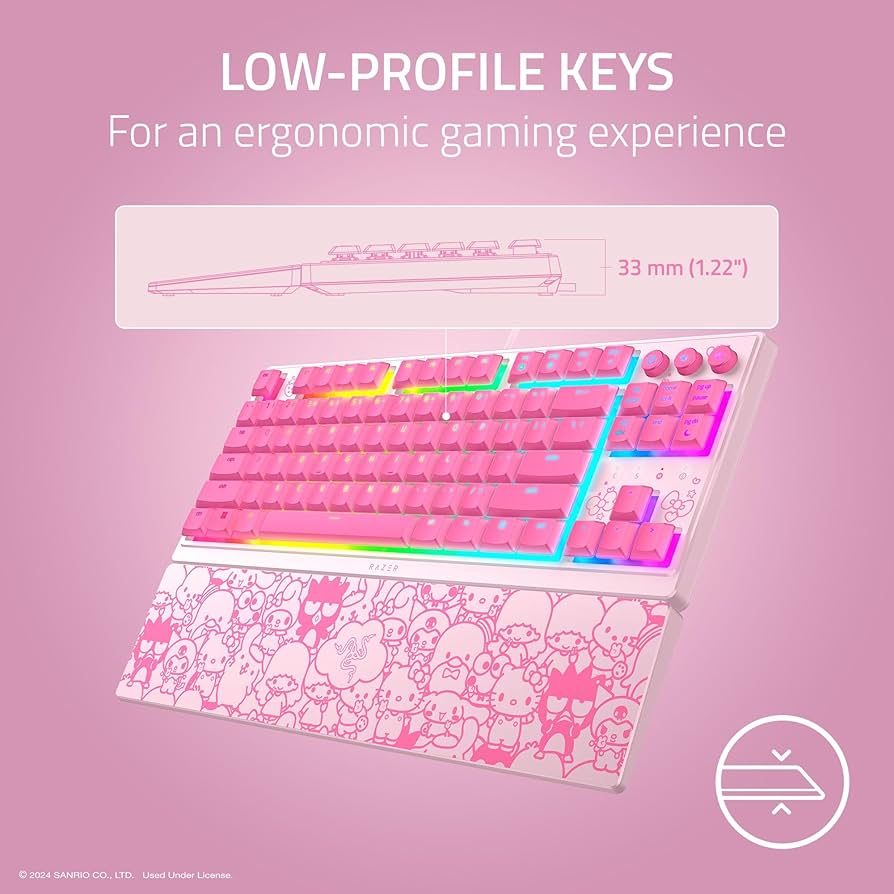 Amazon.com: Razer Ornata V3 TKL Gaming Keyboard: Low-Profile Keys