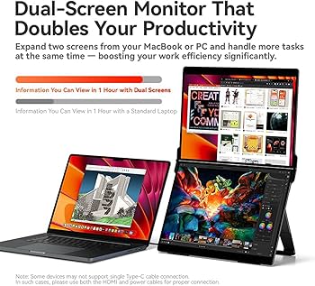 Amazon.com: EHOMEWEI X2 Air 2.5K Portable Dual Touchscreen Monitor