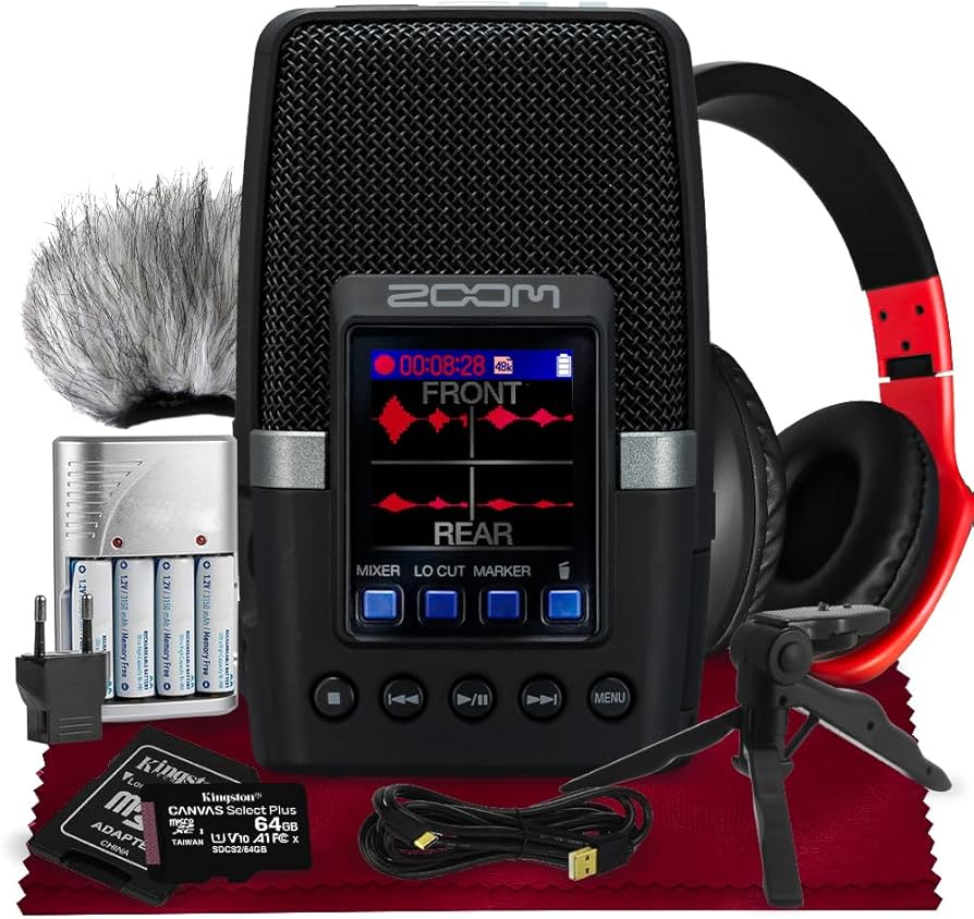 Amazon.com: Zoom H2essential Multi-Mic Handy Recorder, 32-Bit