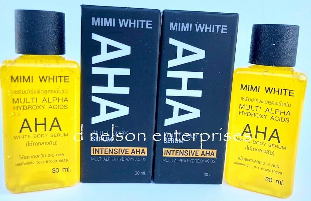 Amazon.com: Mimi White AHA Body Serum, 2 Bottles x 30ml : Beauty
