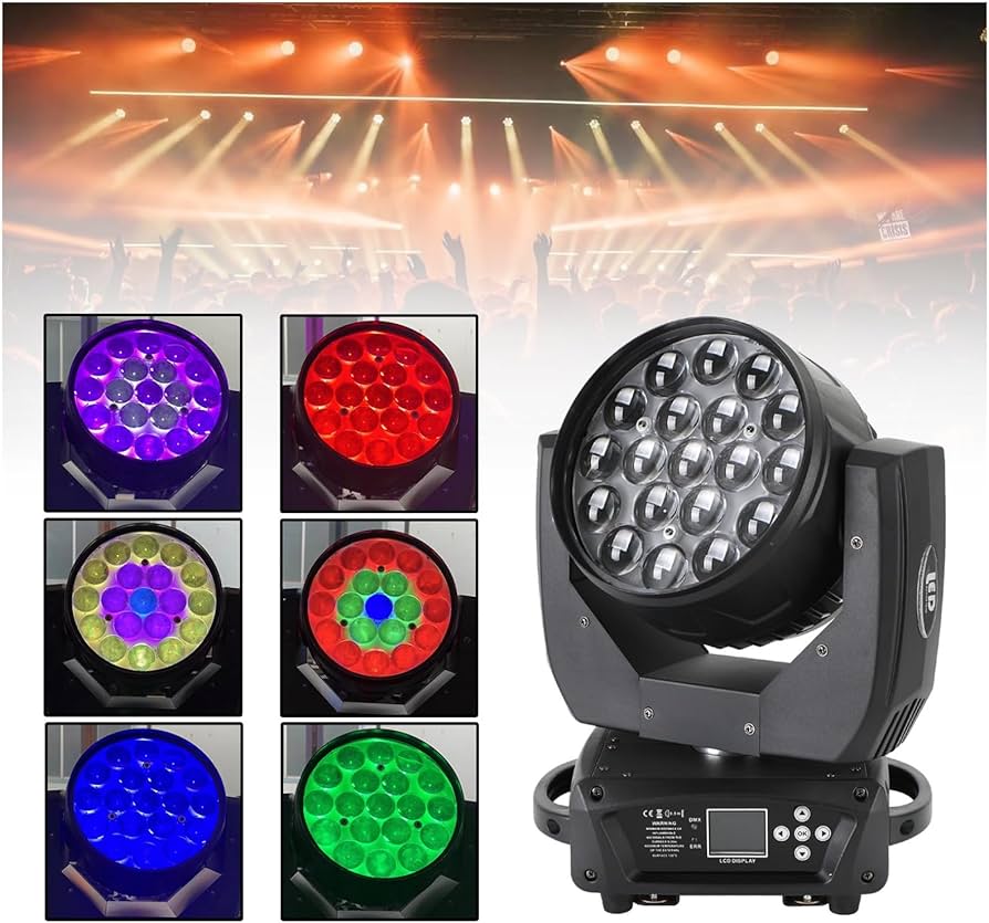 Amazon.co.jp: Frezon 舞台照明 高輝度 19x15W LED RGBW ムービング