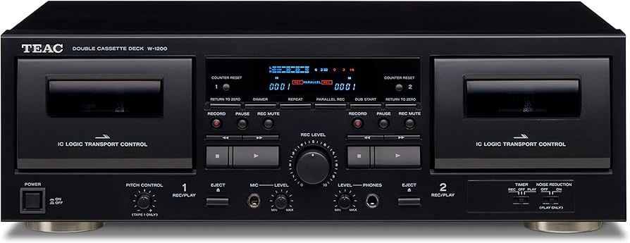 Amazon.co.jp: TEAC ダブルカセットデッキ W-1200(B) : 家電＆カメラ