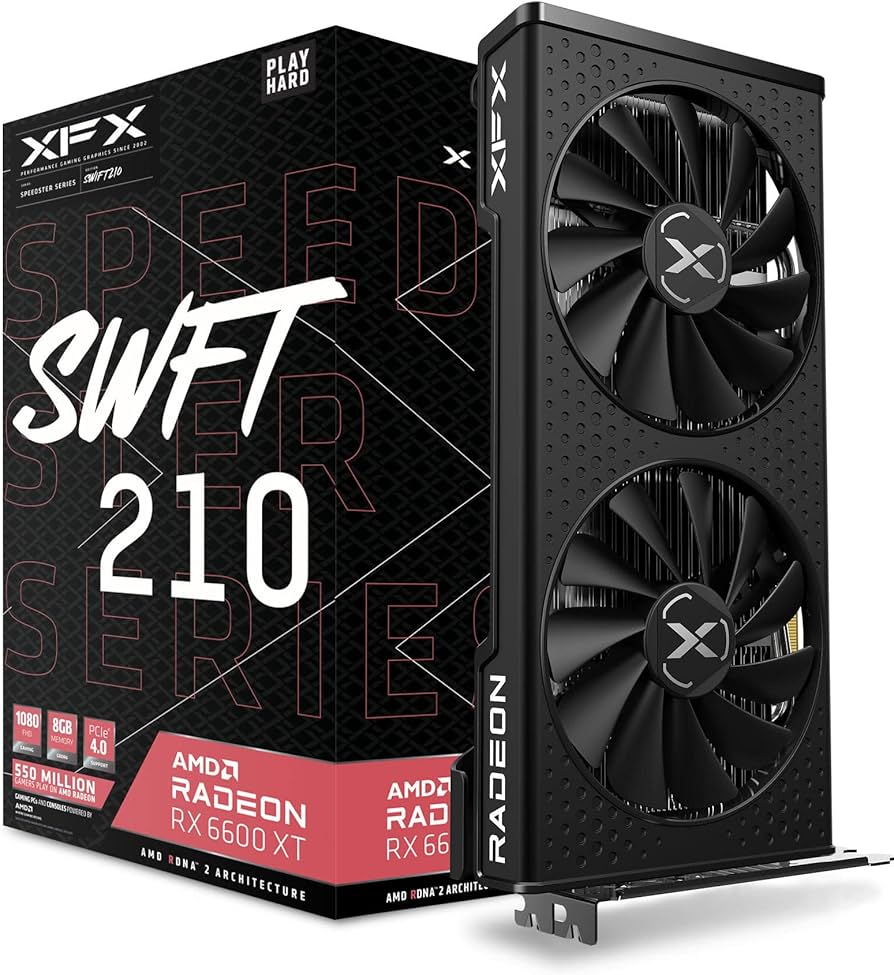 Amazon.com: XFX Speedster SWFT210 Radeon RX 6600 XT CORE Gaming