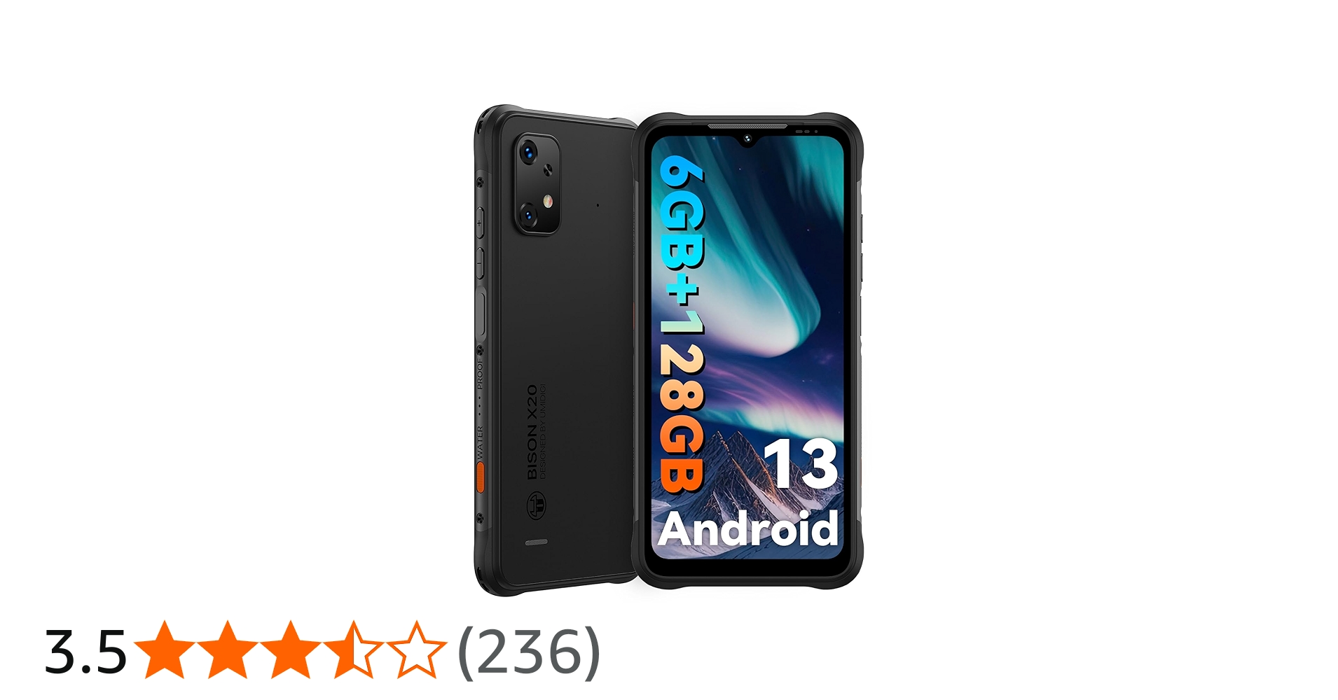 Amazon | UMIDIGI BISON X20 スマホ 12GB RAM+128GB ROM 1TBまで拡張