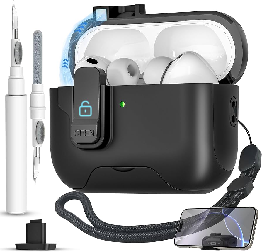 Amazon.com: Meiyasy for AirPods Pro 3 Case(2025) with Secure Lock