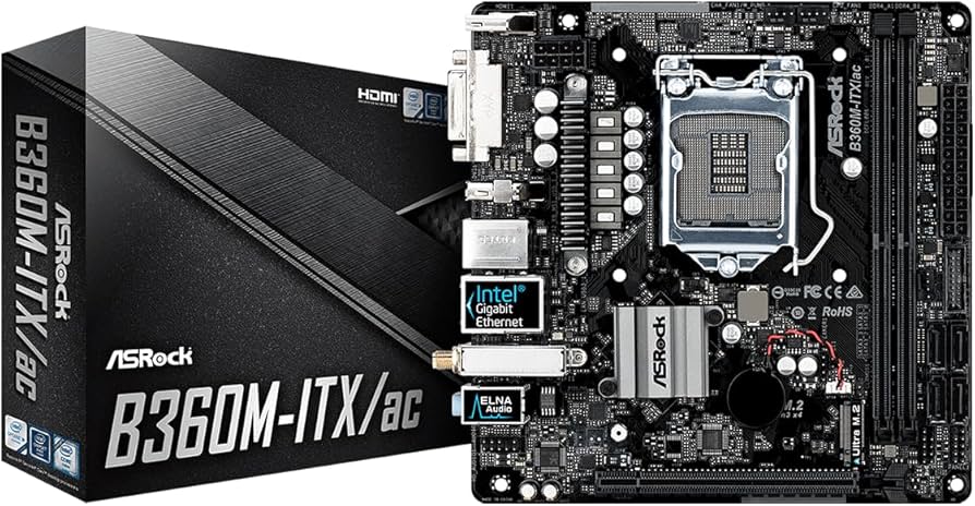 Amazon.com: ASRock B360M-ITX/AC LGA1151/Intel B360/DDR4/SATA3&USB3