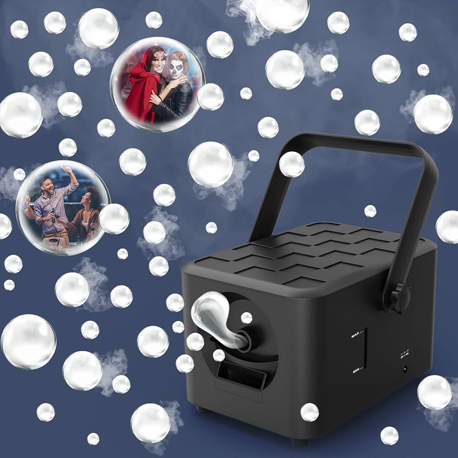 Amazon | フォグバブルマシン 高出力スモークバブルブロワー 5000個