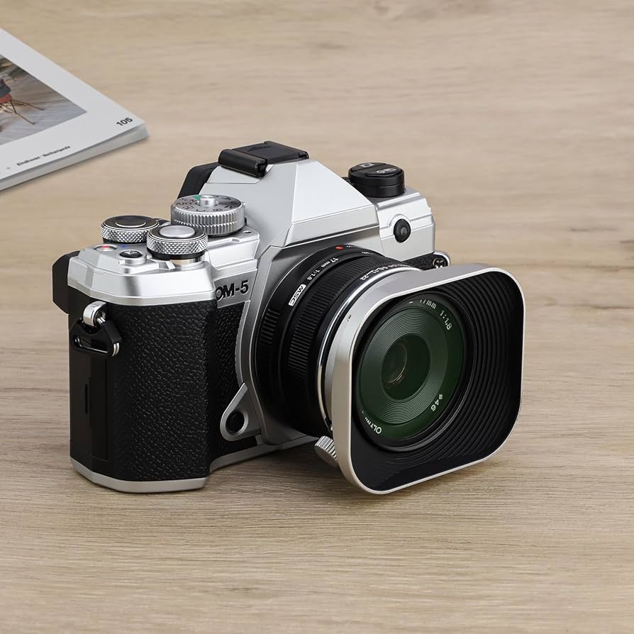 Amazon.com : Haoge LH-F48W Square Metal Lens Hood Shade for