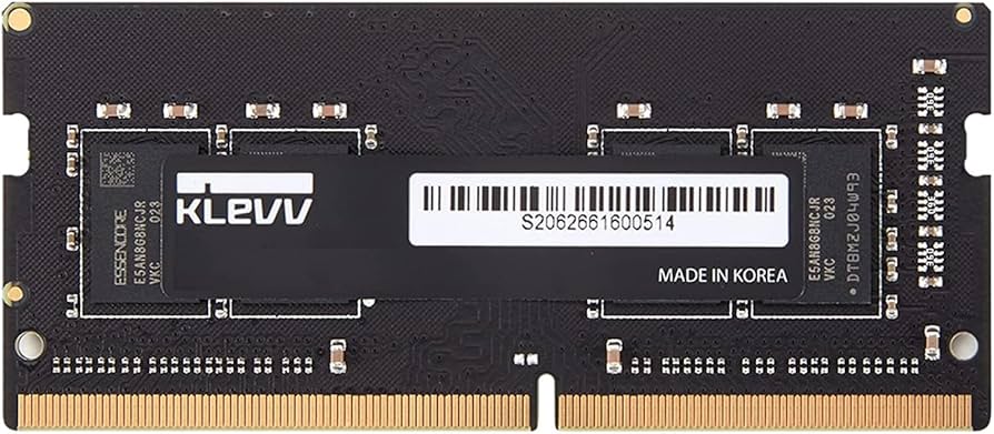 KLEVV DDR4 8GB (1x8GB) 3200MHz CL22 1.2V SODIMM Laptop Ram Memory