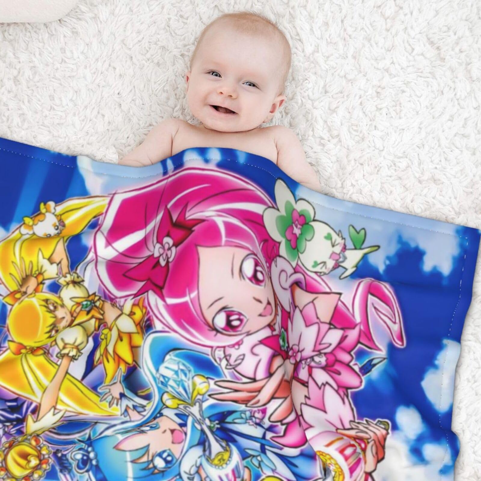 Amazon｜プリキュア (11) ベビー 赤ちゃん 毛布 ブランケット ひざ掛け