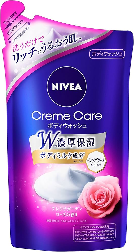 Amazon | ニベア クリームケアボディーウォッシュ フレンチローズ