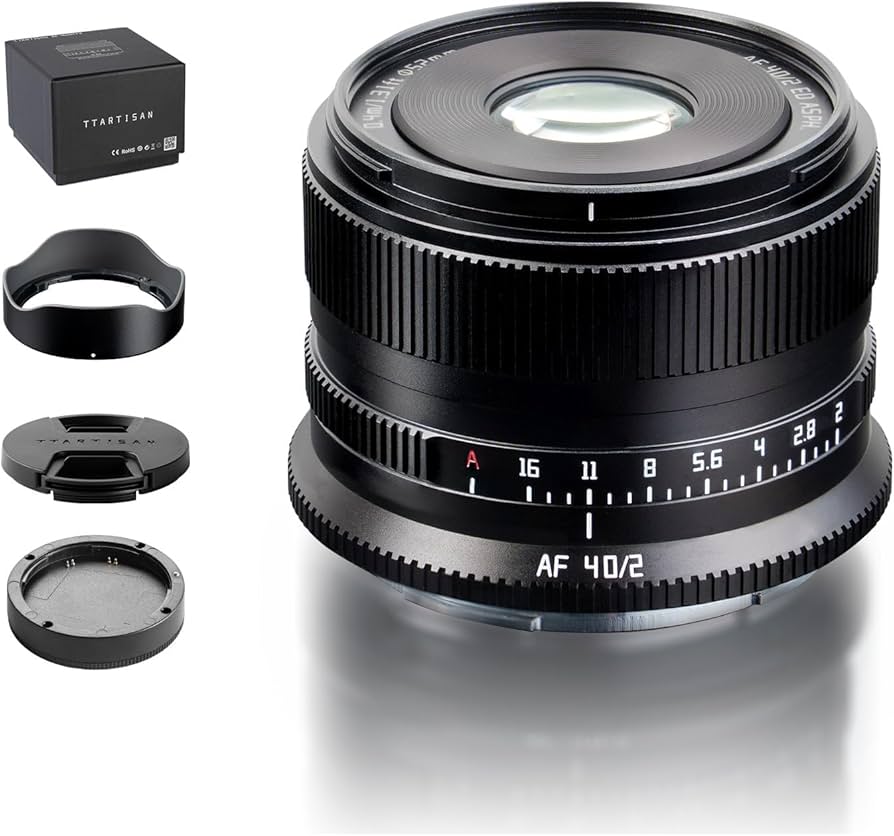 Amazon.com : TTARTISAN 40mm f2 Lens for Z Mount, AF 40mm f/2 Full