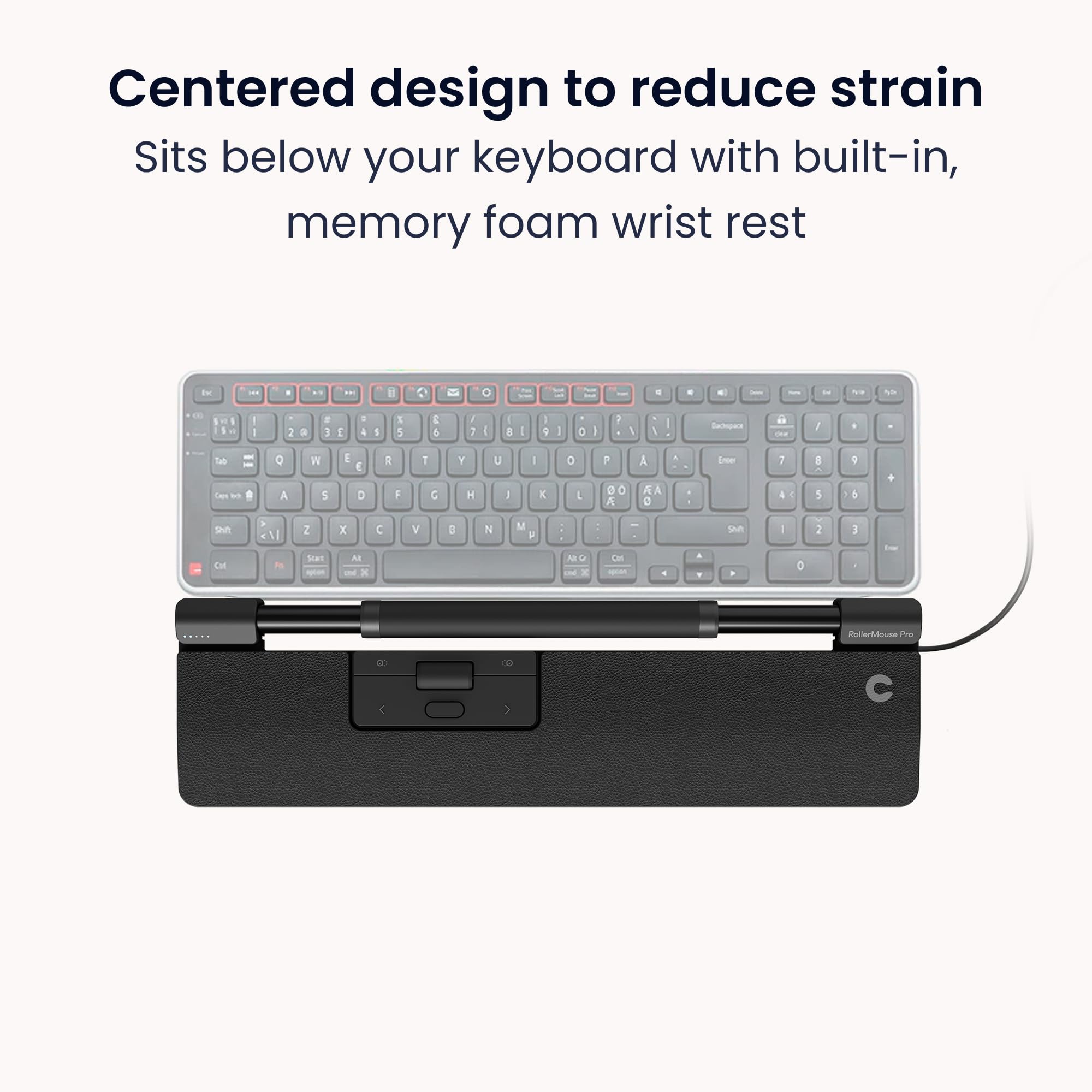 Amazon | Contour Design RollerMouse Pro 有線 (ヴィーガンレザー