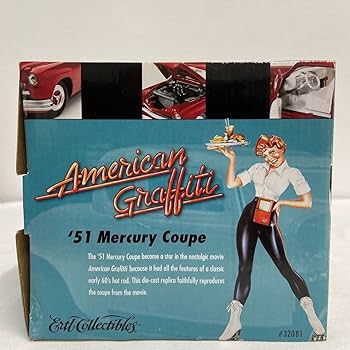 Amazon | 限定版 Ertl American Graffiti 1/18 Mercury Coupe 1951年
