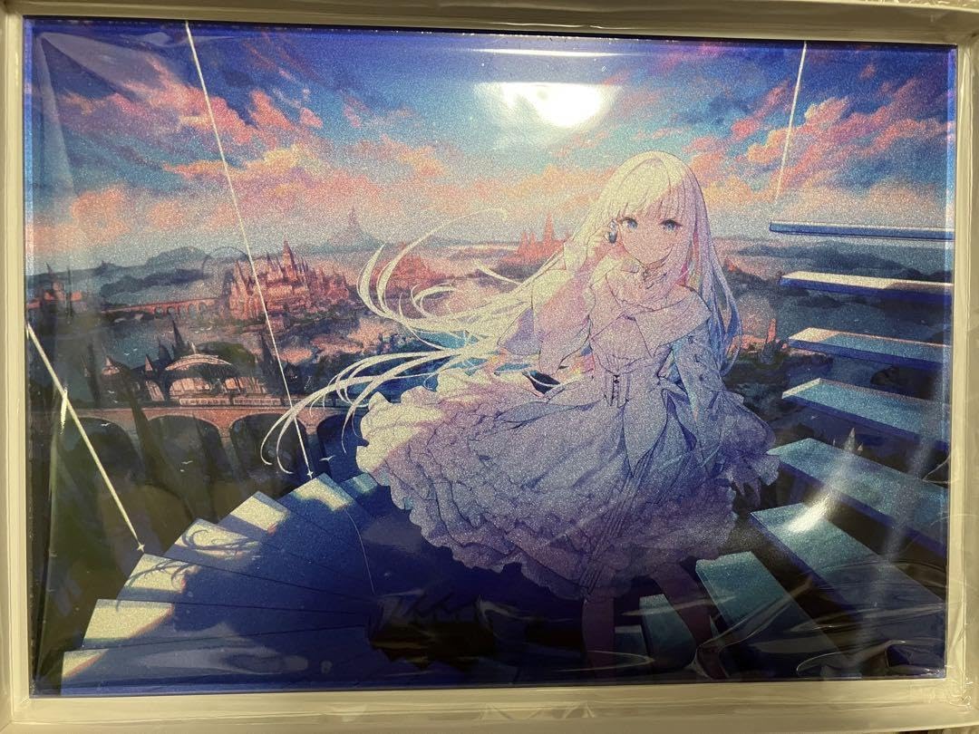 絵師100人展 14 藤ちょこ B5アクリルアート この広い世界で私だけの