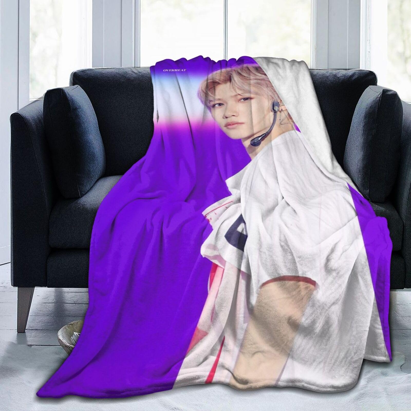 Stray Kids Lee Felix Blanket Ultra-Soft Micro Fleece Blankets
