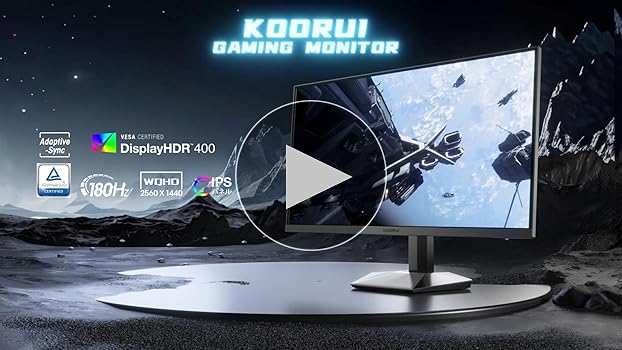 Amazon.co.jp: KOORUI ゲーミングモニター 24インチ WQHD (2560x1440