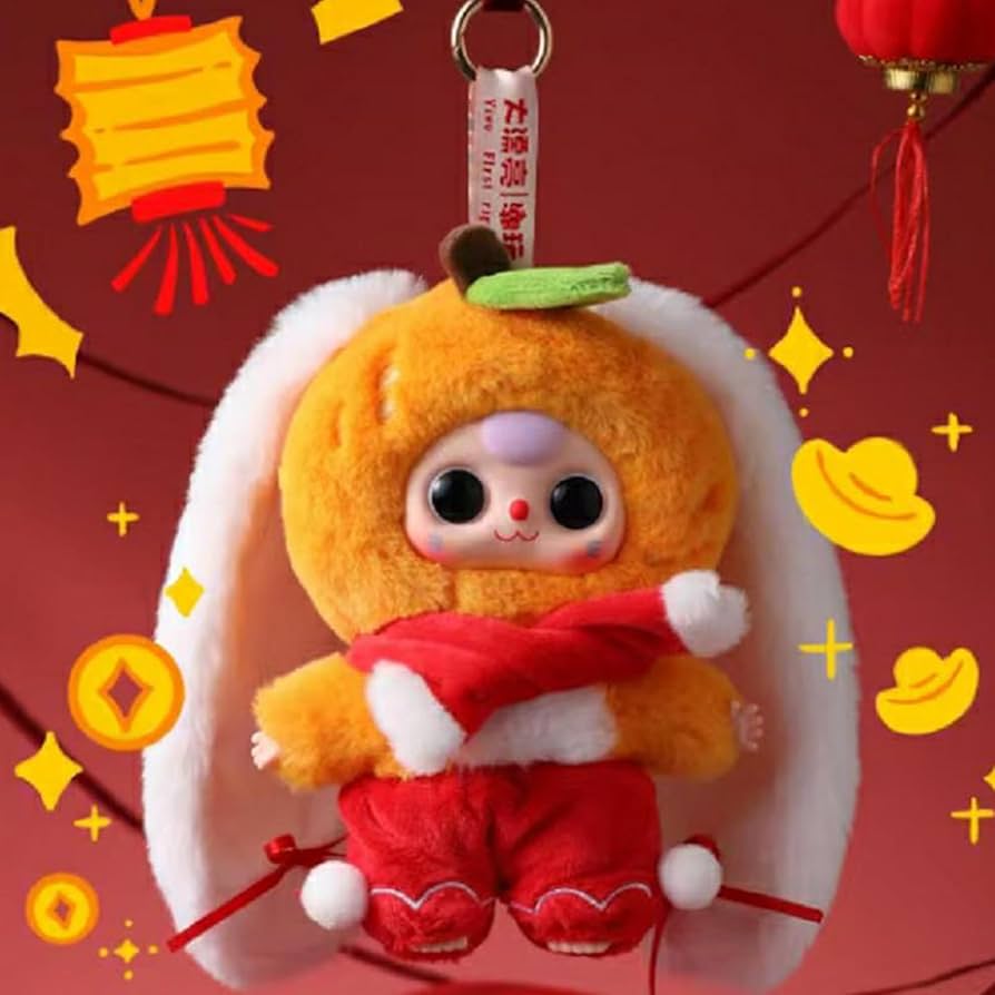 Amazon.com: Meokro Baby Three New Year Series Vinyl Plush Doll